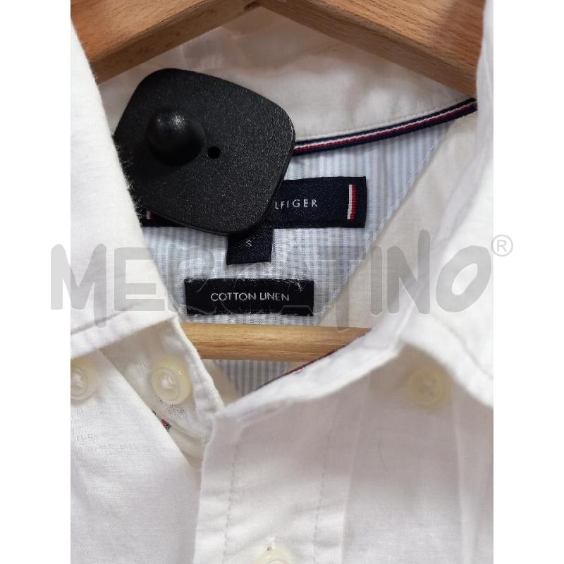 CAMICIA U TOMMY HILFIGER BIANCO | Mercatino dell'Usato Roma porta di roma 2