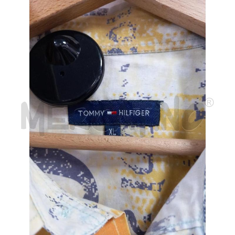 CAMICIA U TOMMY HILFIGER BLU GIALLO SFUMATO | Mercatino dell'Usato Roma porta di roma 2