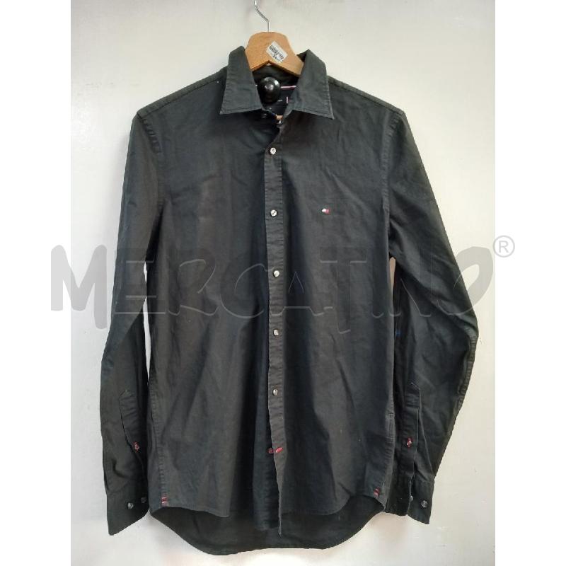 CAMICIA U TOMMY HILFIGER NERO | Mercatino dell'Usato Roma porta di roma 1
