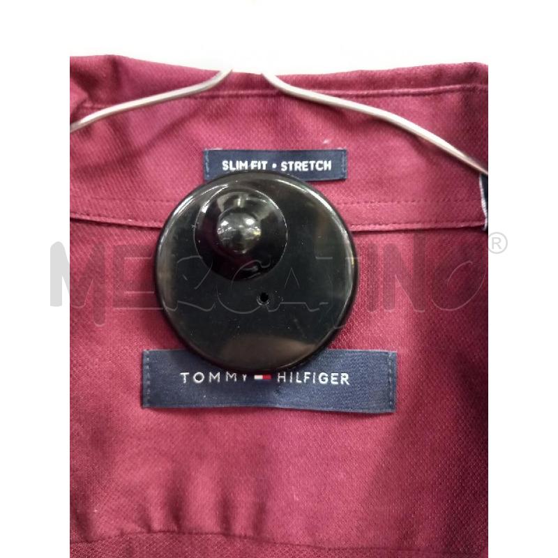 CAMICIA U TOMMY HILFIGER ROSSO | Mercatino dell'Usato Roma porta di roma 2