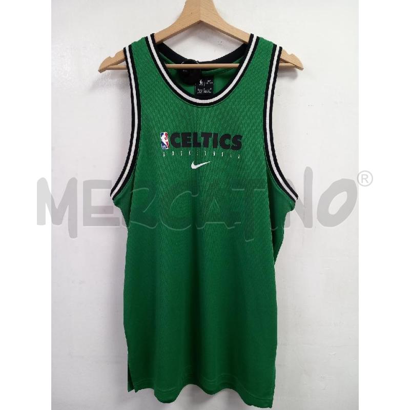 CANOTTA UOMO NIKE NBA CALTICS BASKETBALL VERDE | Mercatino dell'Usato Roma porta di roma 1