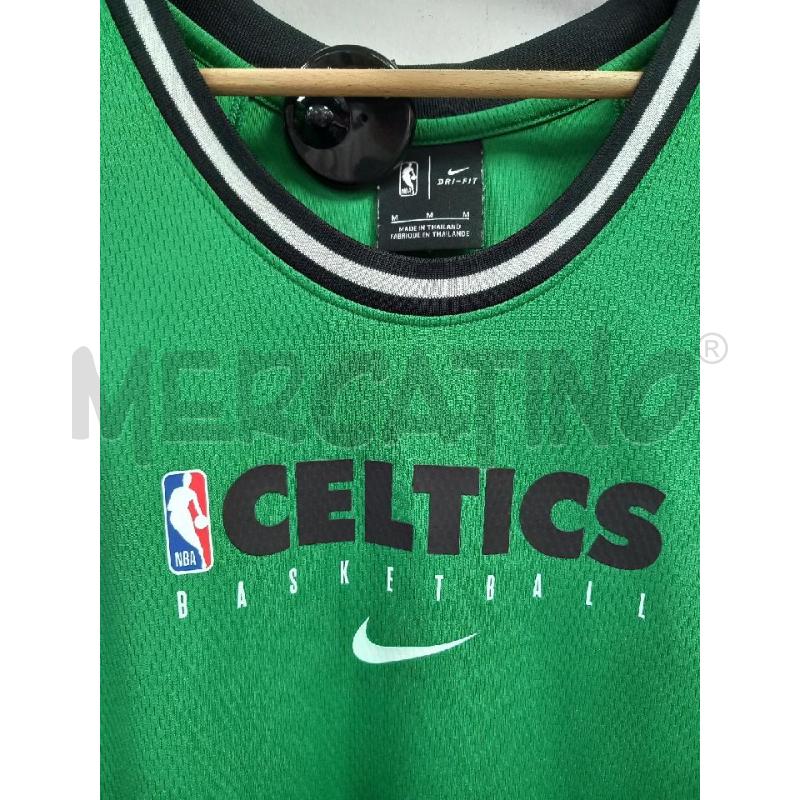 CANOTTA UOMO NIKE NBA CALTICS BASKETBALL VERDE | Mercatino dell'Usato Roma porta di roma 2