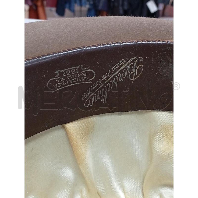 CAPPELLO BORSALINO MARRONE | Mercatino dell'Usato Roma porta di roma 3