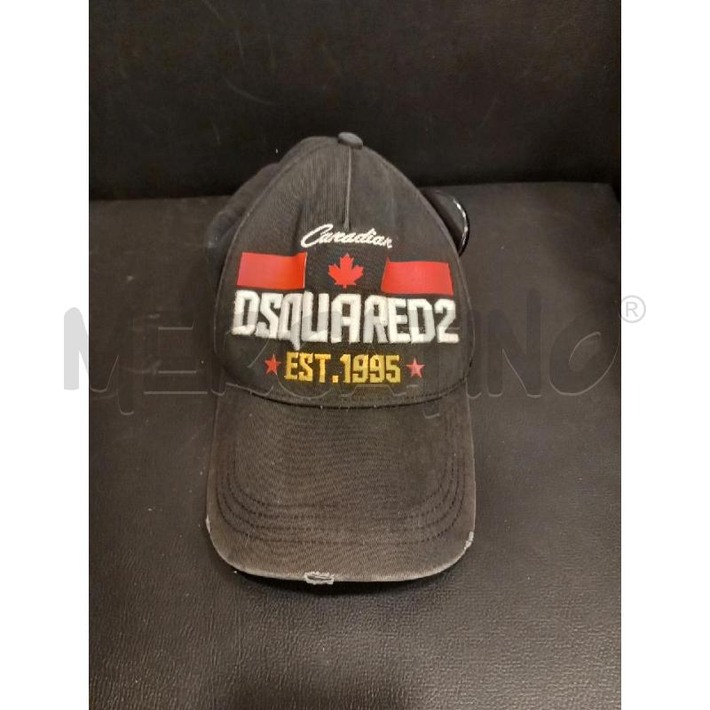 CAPPELLO DSQUARED2 NERO CANADIAN | Mercatino dell'Usato Roma porta di roma 1