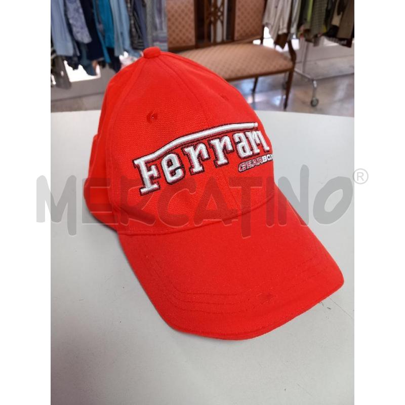 CAPPELLO FERRARI GEARBOX ROSSO | Mercatino dell'Usato Roma porta di roma 1