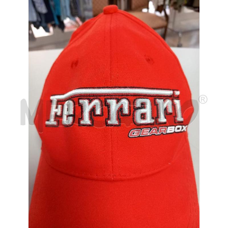 CAPPELLO FERRARI GEARBOX ROSSO | Mercatino dell'Usato Roma porta di roma 2