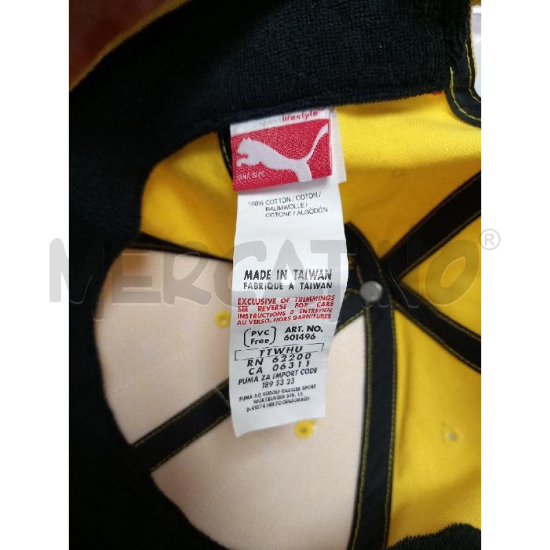 CAPPELLO FERRARI PILOTA GIALLO PUMA | Mercatino dell'Usato Roma porta di roma 4