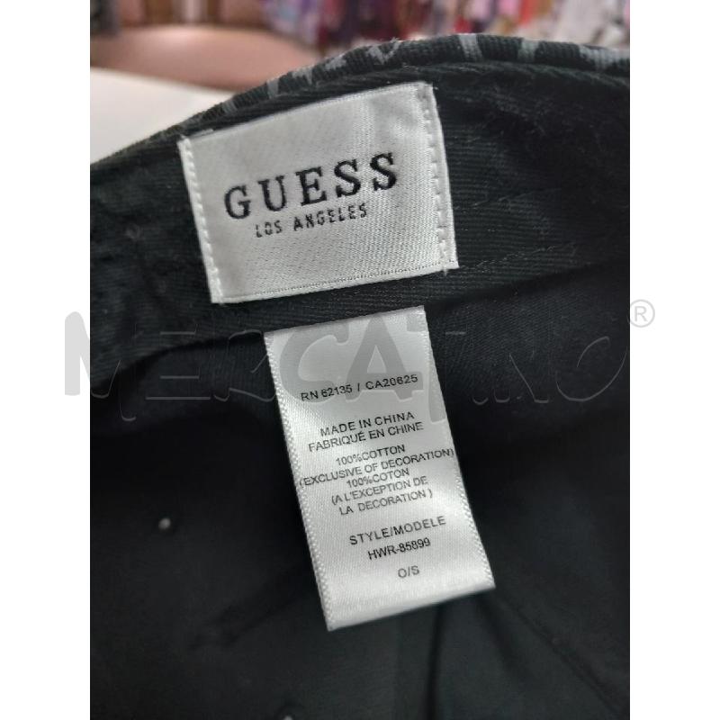 CAPPELLO GUESS NERO MONOGRAM | Mercatino dell'Usato Roma porta di roma 3