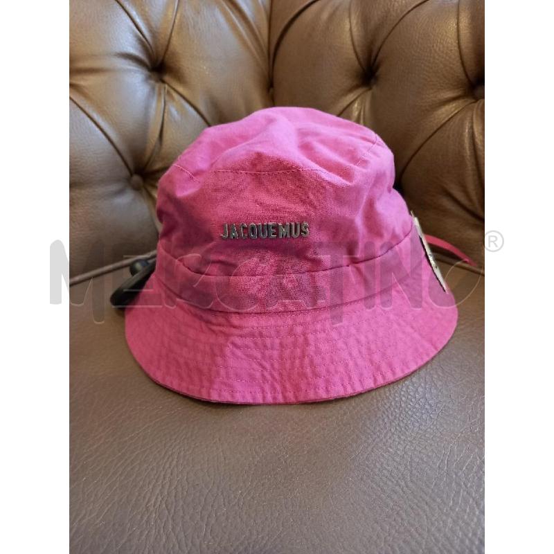 CAPPELLO JACQUEMUS ROSA PURO COTONE | Mercatino dell'Usato Roma porta di roma 1