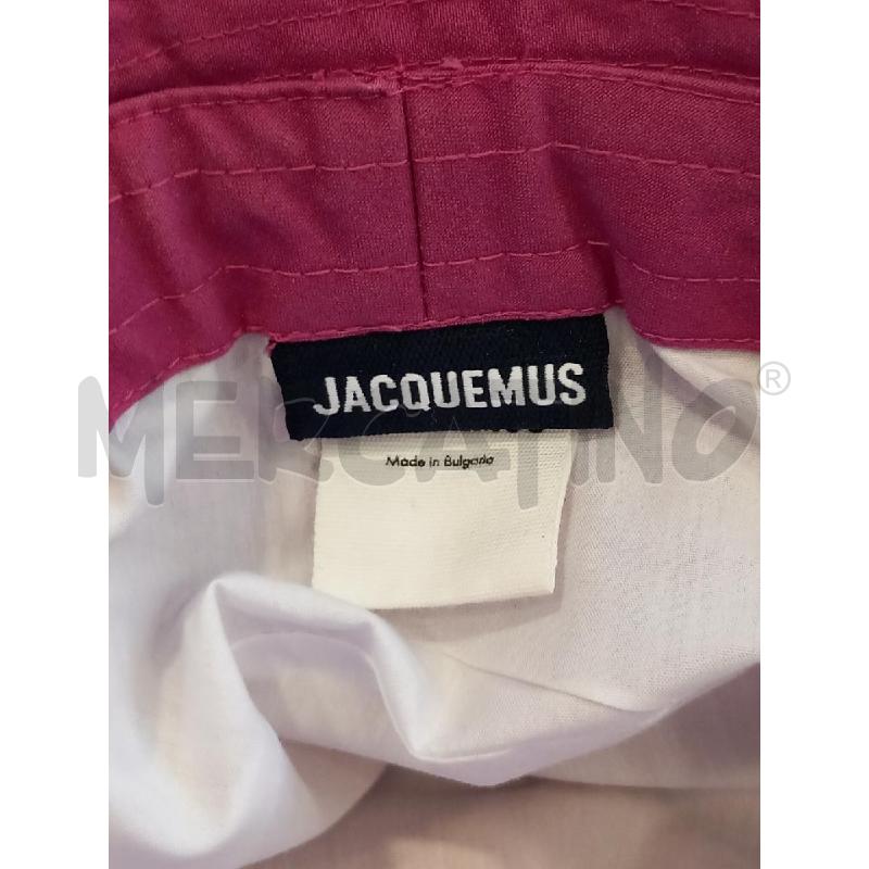 CAPPELLO JACQUEMUS ROSA PURO COTONE | Mercatino dell'Usato Roma porta di roma 4