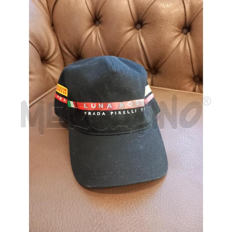 CAPPELLO PRADA X PIRELLI NERO LUNA ROSSA  | Mercatino dell'Usato Roma porta di roma 1