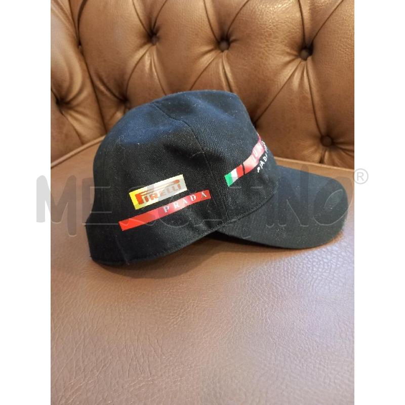 CAPPELLO PRADA X PIRELLI NERO LUNA ROSSA  | Mercatino dell'Usato Roma porta di roma 2