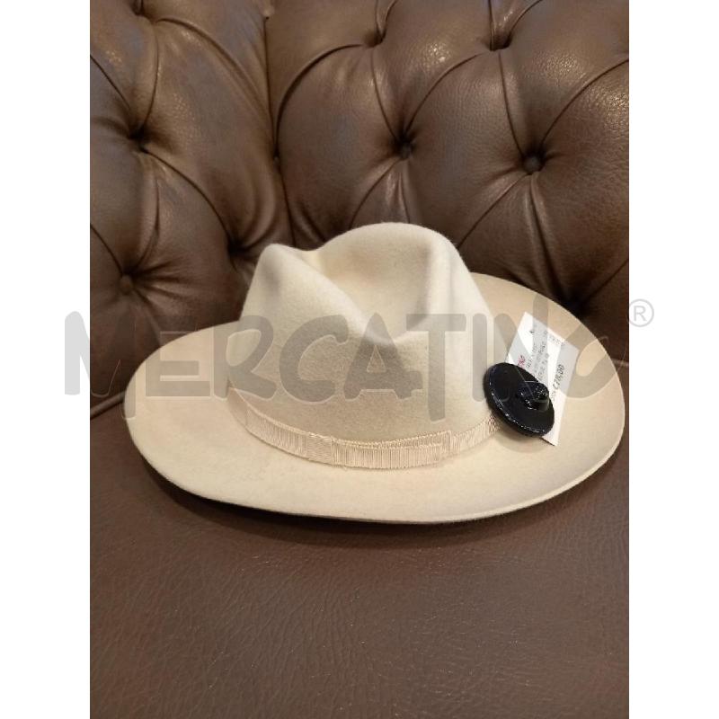 CAPPELLO U ERMENEGILDO ZEGNA BEIGE | Mercatino dell'Usato Roma porta di roma 2