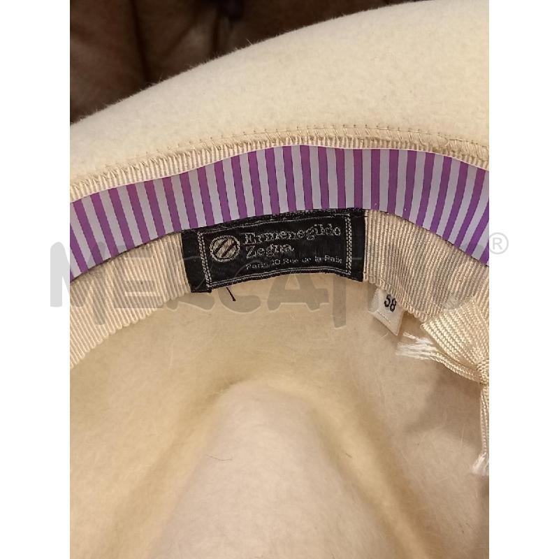 CAPPELLO U ERMENEGILDO ZEGNA BEIGE | Mercatino dell'Usato Roma porta di roma 3