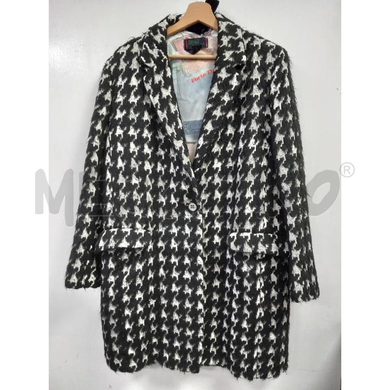 CAPPOTTO D FEMME BY MICHELE R BIANCO NERO PDP | Mercatino dell'Usato Roma porta di roma 1