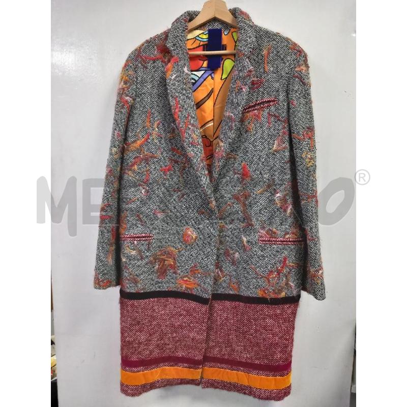 CAPPOTTO D FEMME BY MICHELE R GRIGIO ROSSO | Mercatino dell'Usato Roma porta di roma 1