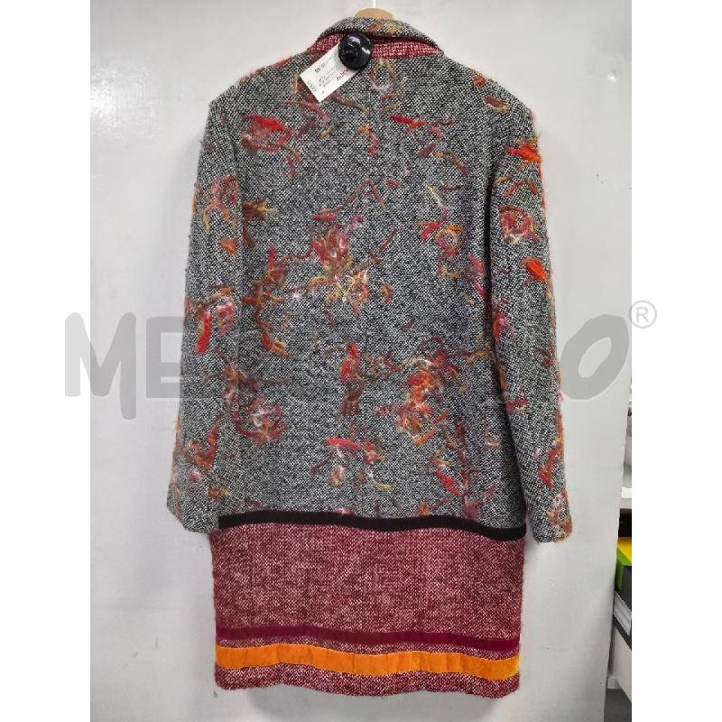 CAPPOTTO D FEMME BY MICHELE R GRIGIO ROSSO | Mercatino dell'Usato Roma porta di roma 5