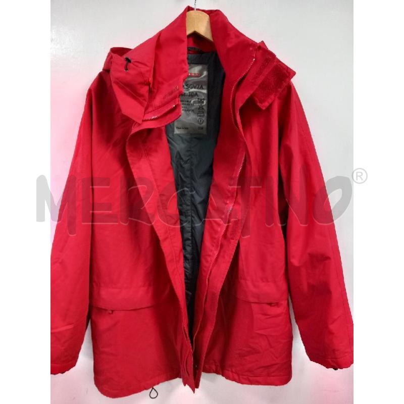 CAPPOTTO UOMO PRADA ROSSO GORETEX | Mercatino dell'Usato Roma porta di roma 1