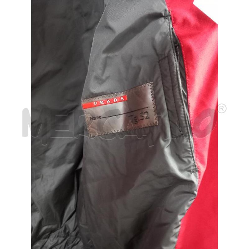CAPPOTTO UOMO PRADA ROSSO GORETEX | Mercatino dell'Usato Roma porta di roma 3