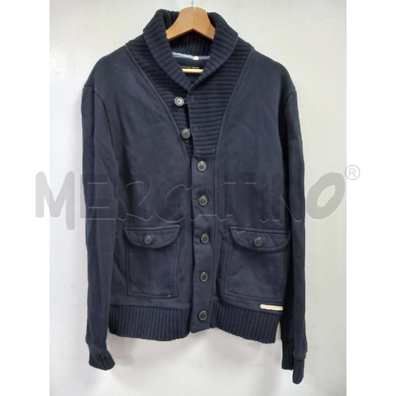 CARDIGAN UOMO DAVID NAMAN BLU  | Mercatino dell'Usato Roma porta di roma 1