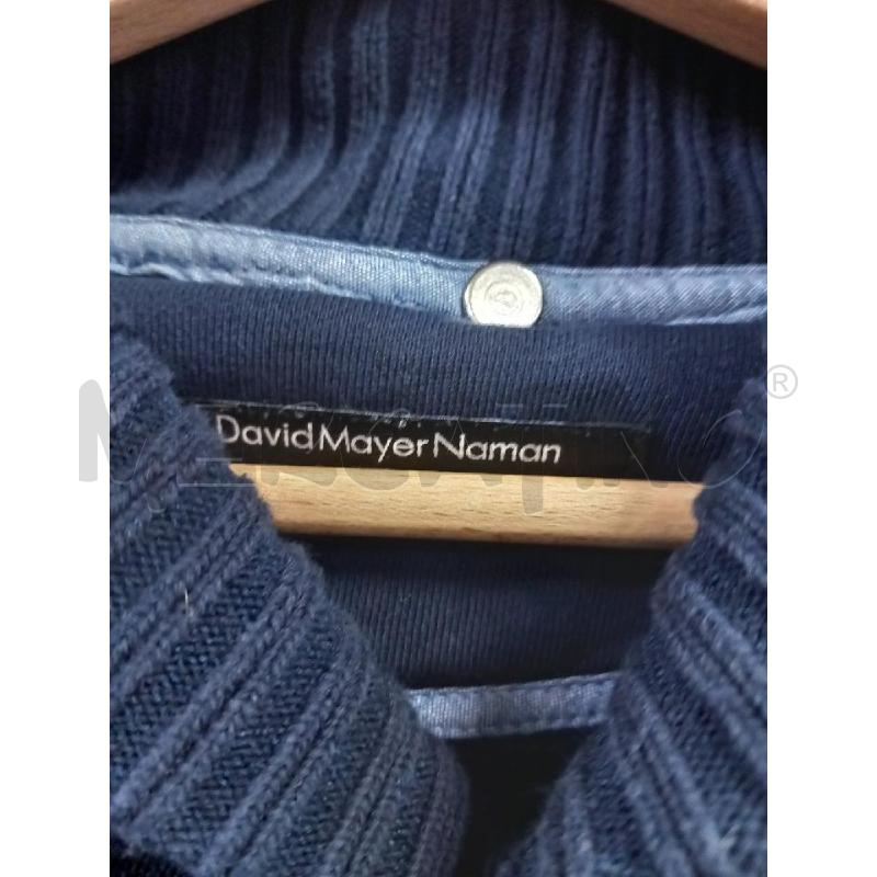 CARDIGAN UOMO DAVID NAMAN BLU  | Mercatino dell'Usato Roma porta di roma 2