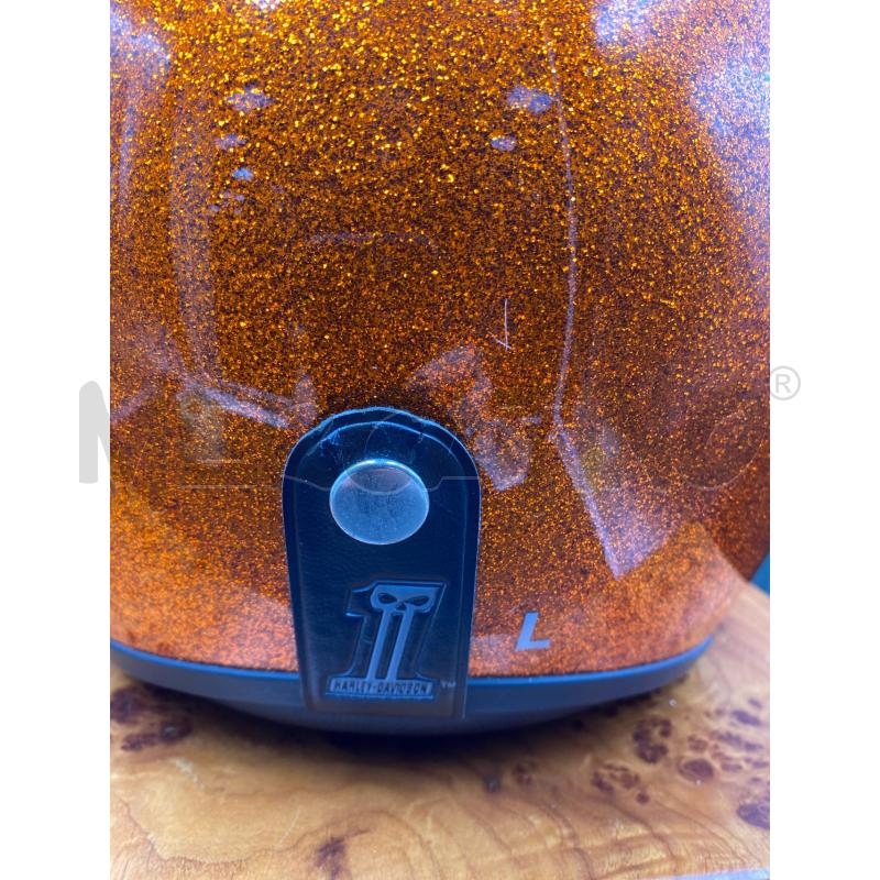 CASCO  HARLEY DAVIDSON ARANCIO+ VISIERA | Mercatino dell'Usato Roma porta di roma 3