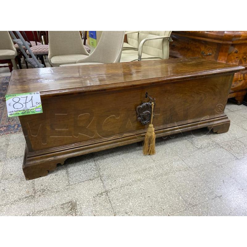 CASSAPANCA LEGNO VECCHIA 167*59*54 | Mercatino dell'Usato Roma porta di roma 1