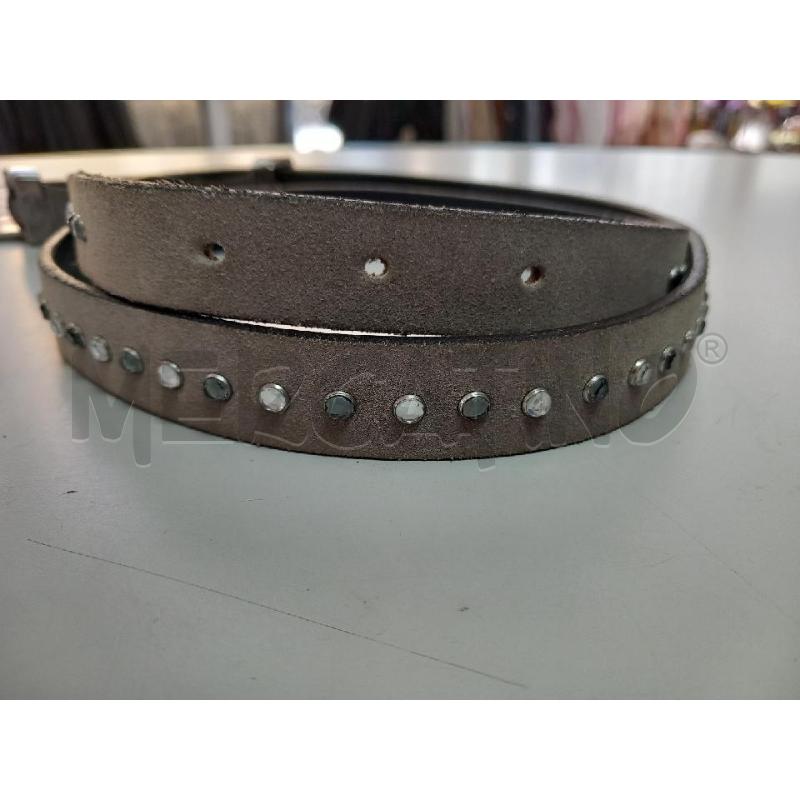 CINTURA D ARSENICE PELLE NERO BORCHIE | Mercatino dell'Usato Roma porta di roma 2