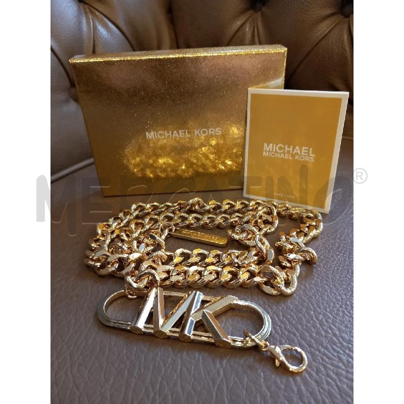 CINTURA D MICHAEL KORS CATENA DORATO  | Mercatino dell'Usato Roma porta di roma 1