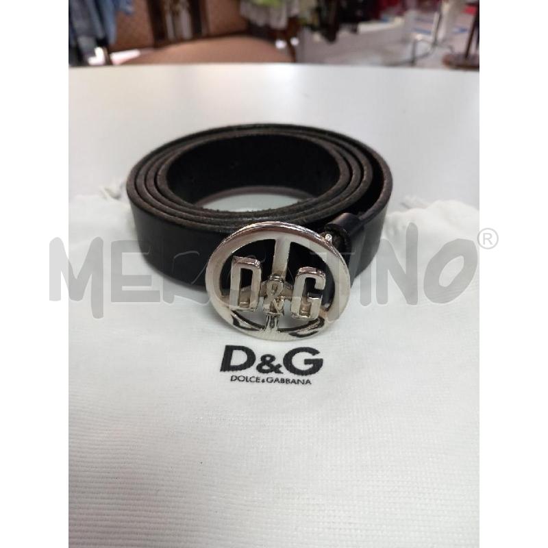 CINTURA UOMO D&G NERA | Mercatino dell'Usato Roma porta di roma 1