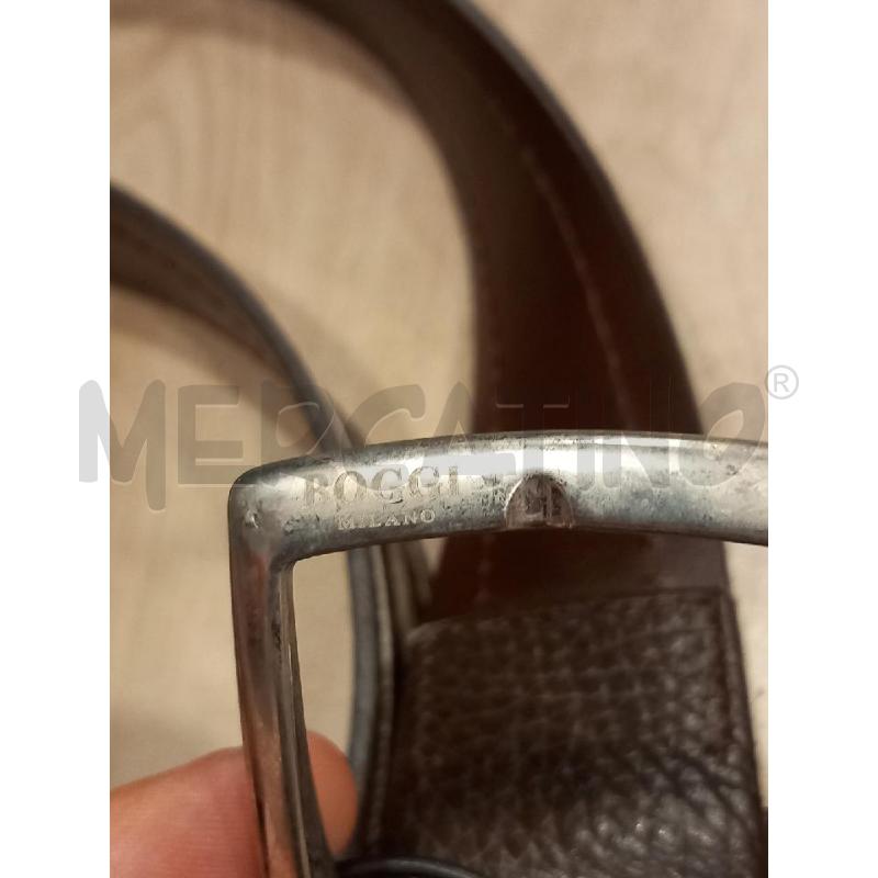 CINTURA U BOGGI MILANO MARRONE RIGHE BEIGE | Mercatino dell'Usato Roma porta di roma 2