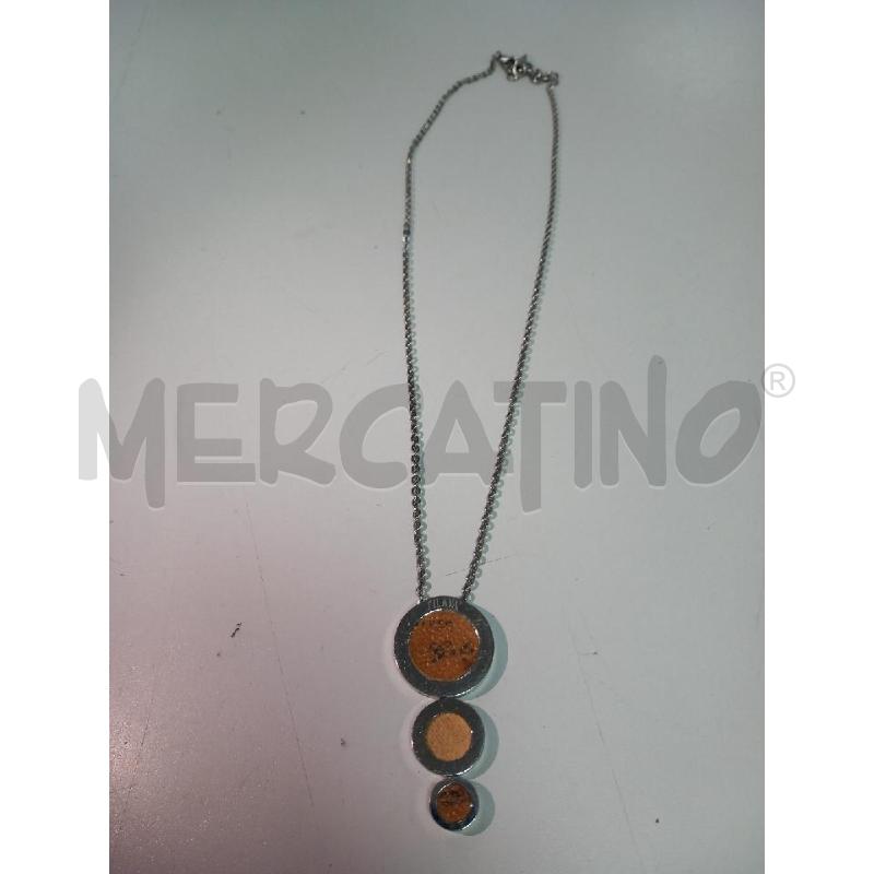 COLLANA ALVIERO MARTINI 3 CERCHI CRESCENTI | Mercatino dell'Usato Roma porta di roma 1