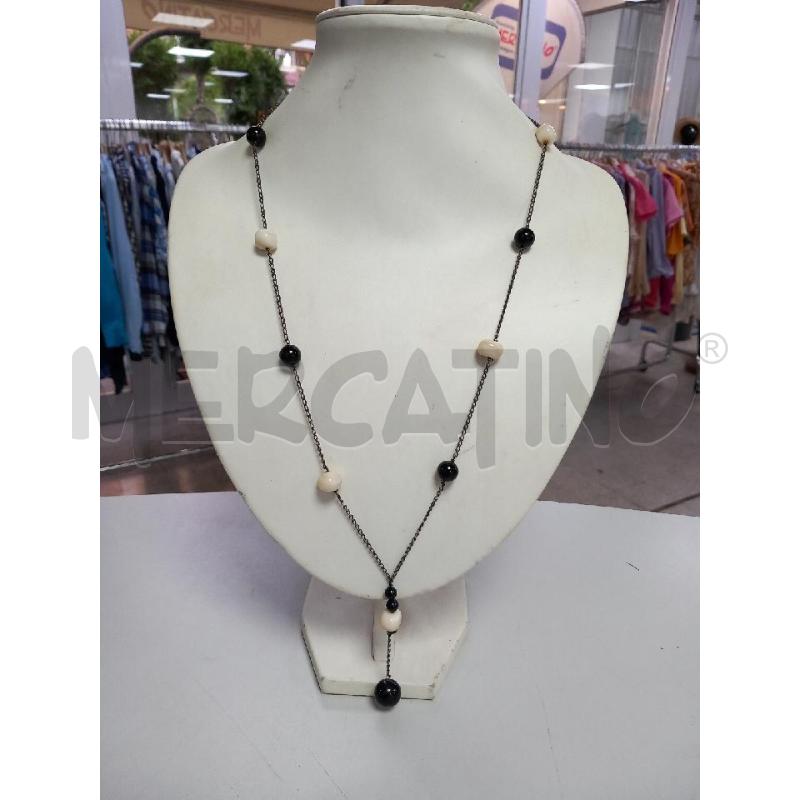 COLLANA ARG OPALE SFERE CALCEDONIO | Mercatino dell'Usato Roma porta di roma 1