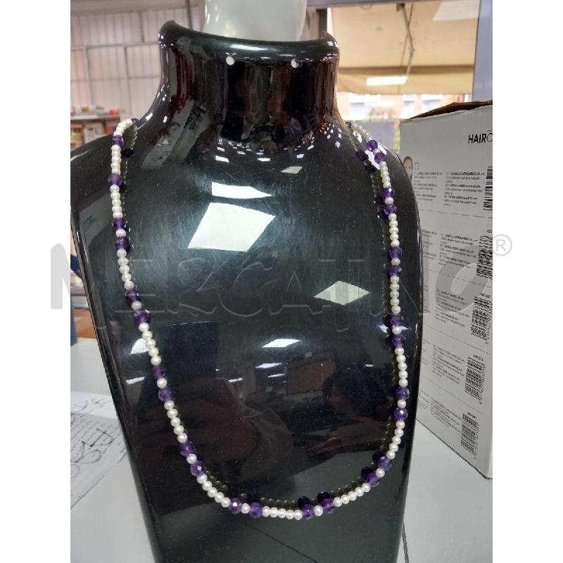 COLLANA BAM PERLE C/ARG | Mercatino dell'Usato Roma porta di roma 1