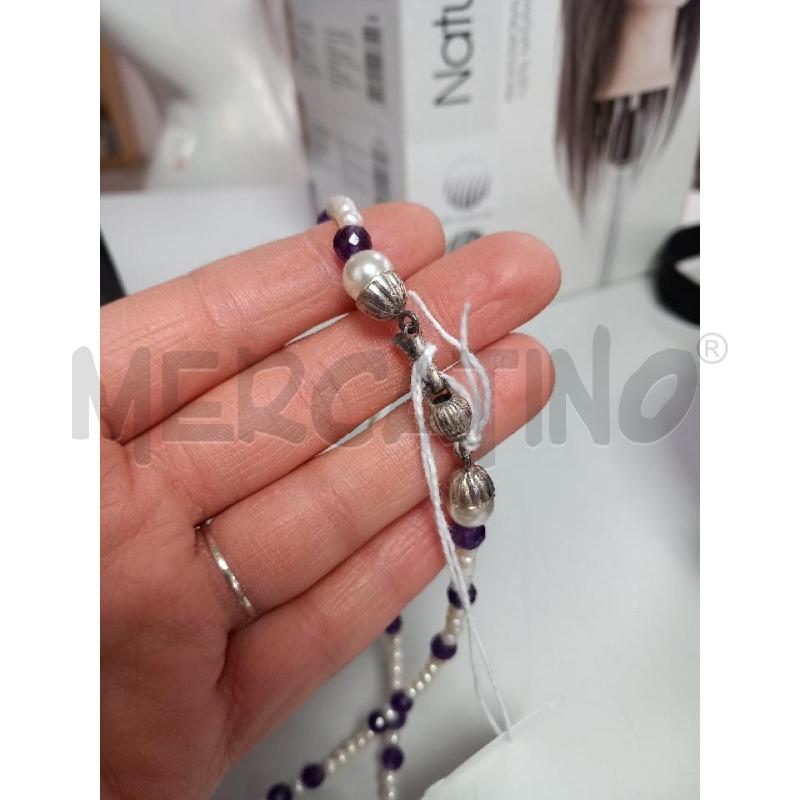 COLLANA BAM PERLE C/ARG | Mercatino dell'Usato Roma porta di roma 2