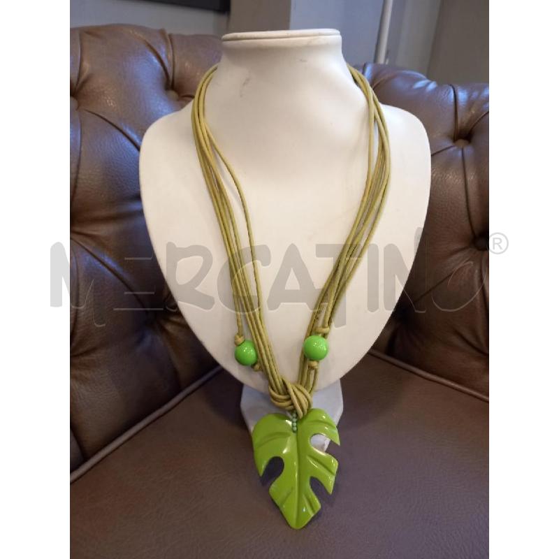 COLLANA CILLABIJOUX VERDE | Mercatino dell'Usato Roma porta di roma 1