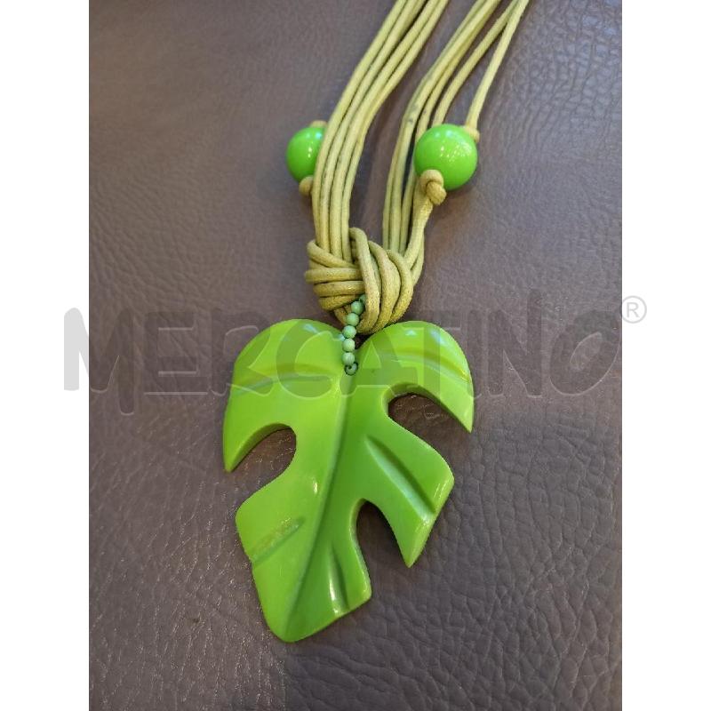 COLLANA CILLABIJOUX VERDE | Mercatino dell'Usato Roma porta di roma 2
