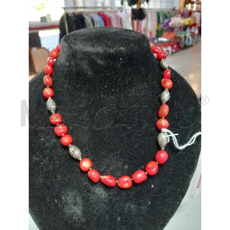 COLLANA CORALLO  | Mercatino dell'Usato Roma porta di roma 1