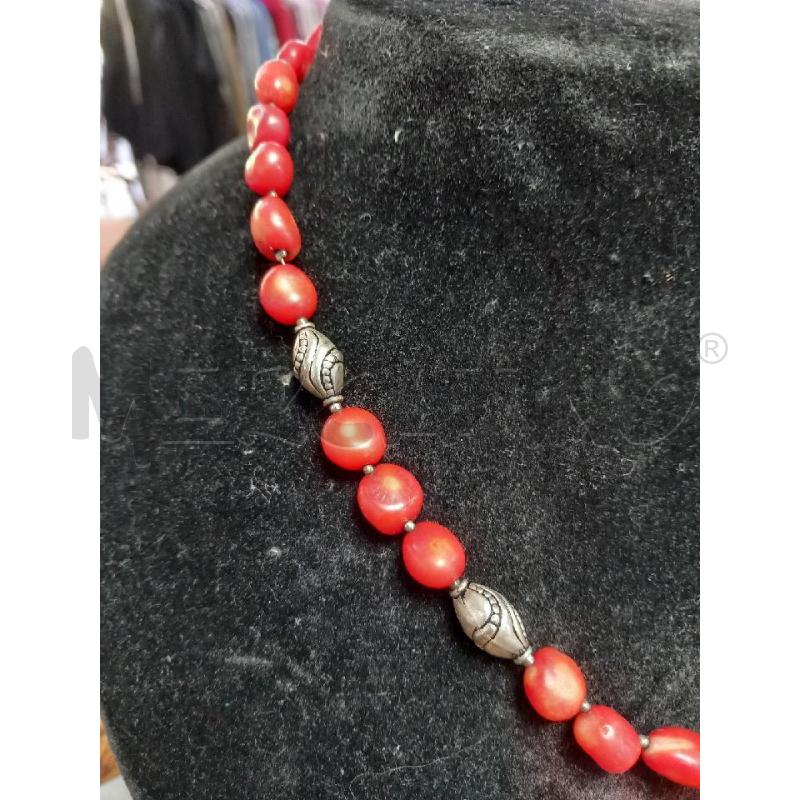 COLLANA CORALLO  | Mercatino dell'Usato Roma porta di roma 2