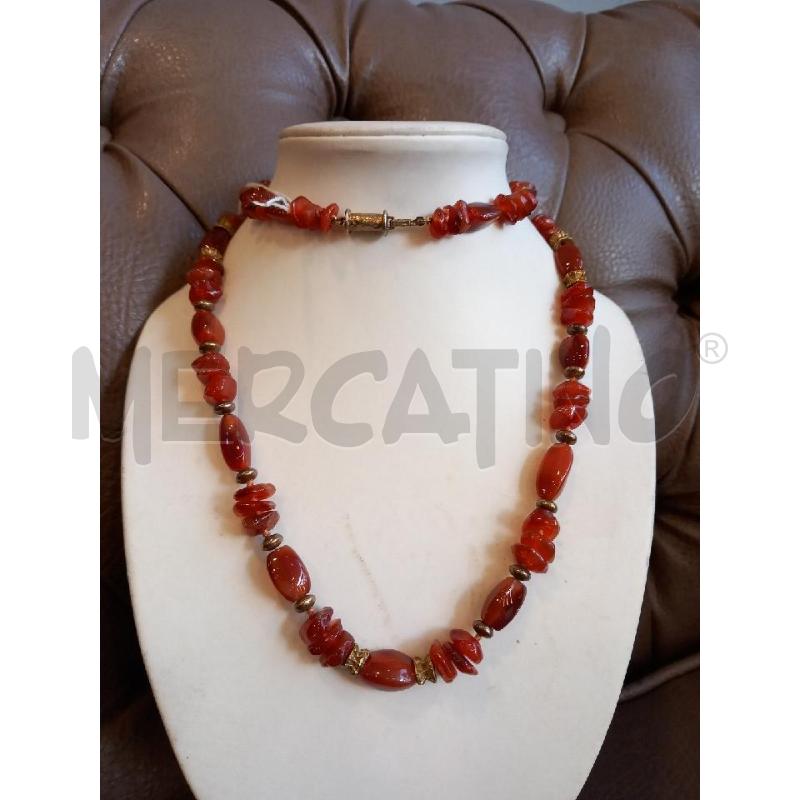 COLLANA CORNIOLA C/ARG  | Mercatino dell'Usato Roma porta di roma 1