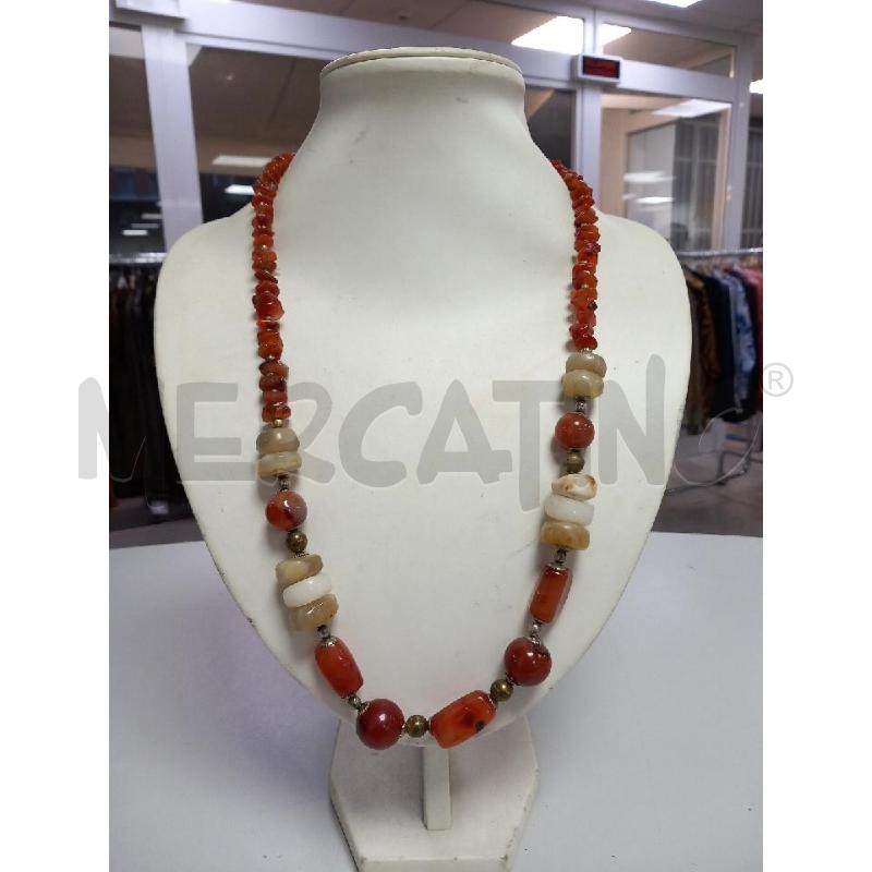 COLLANA CORNIOLA LUNGA | Mercatino dell'Usato Roma porta di roma 1