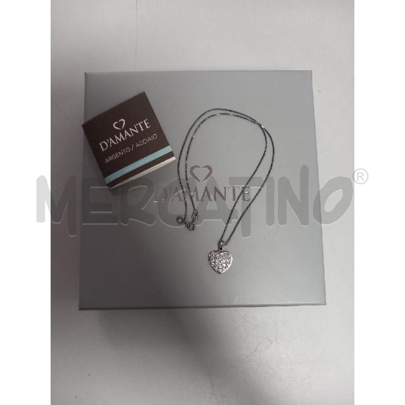 COLLANA D'AMANTE CIONDOLO CUORE | Mercatino dell'Usato Roma porta di roma 1