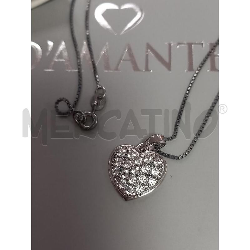 COLLANA D'AMANTE CIONDOLO CUORE | Mercatino dell'Usato Roma porta di roma 2