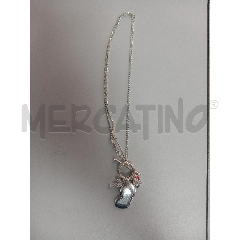 COLLANA GUESS MULTIFILO SPILLA CIONDOLO CUORE | Mercatino dell'Usato Roma porta di roma 4