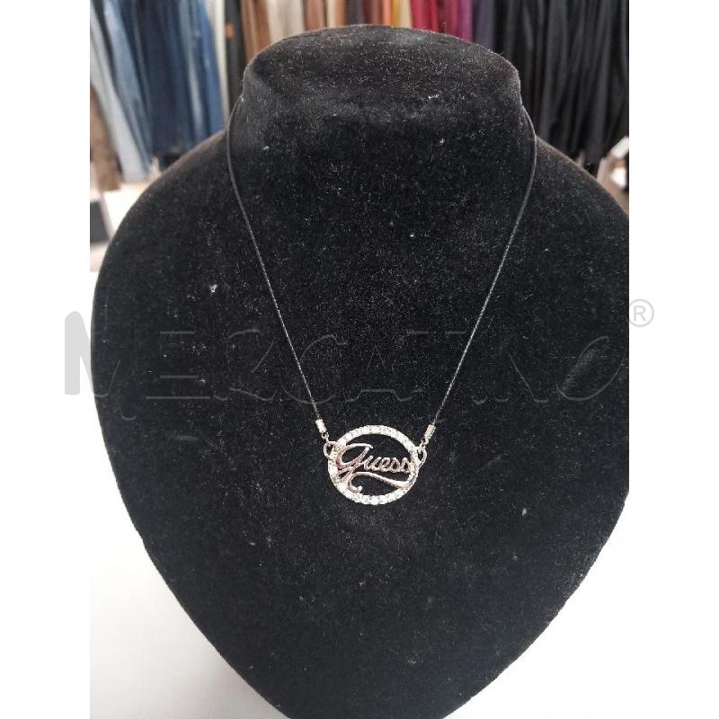 COLLANA GUESS UBN12103 CORDONE NERO CIONDOLO | Mercatino dell'Usato Roma porta di roma 1