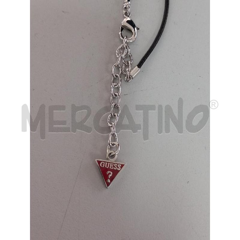 COLLANA GUESS UBN12103 CORDONE NERO CIONDOLO | Mercatino dell'Usato Roma porta di roma 3