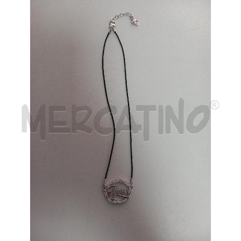COLLANA GUESS UBN12103 CORDONE NERO CIONDOLO | Mercatino dell'Usato Roma porta di roma 4