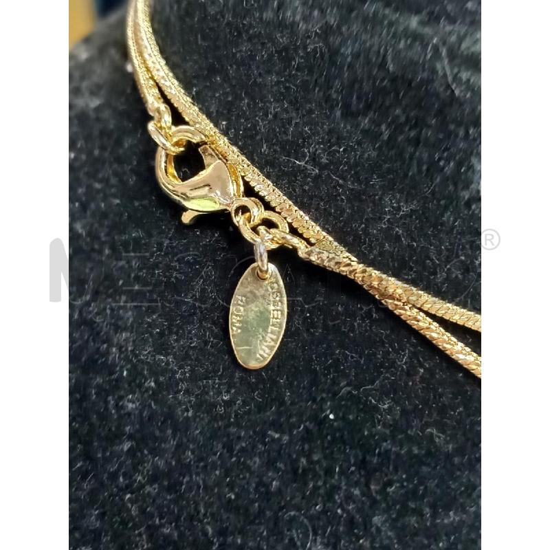 COLLANA IOSSELLIANI DORATO PANTERA STRASS | Mercatino dell'Usato Roma porta di roma 2