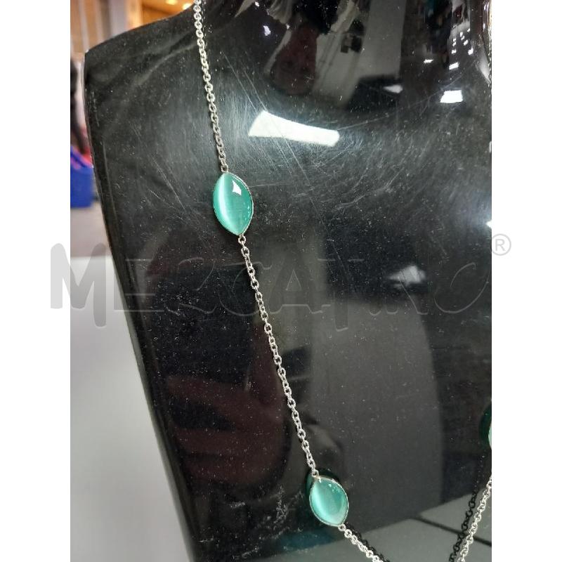 COLLANA MORELLATO PIETRE VERDE | Mercatino dell'Usato Roma porta di roma 2