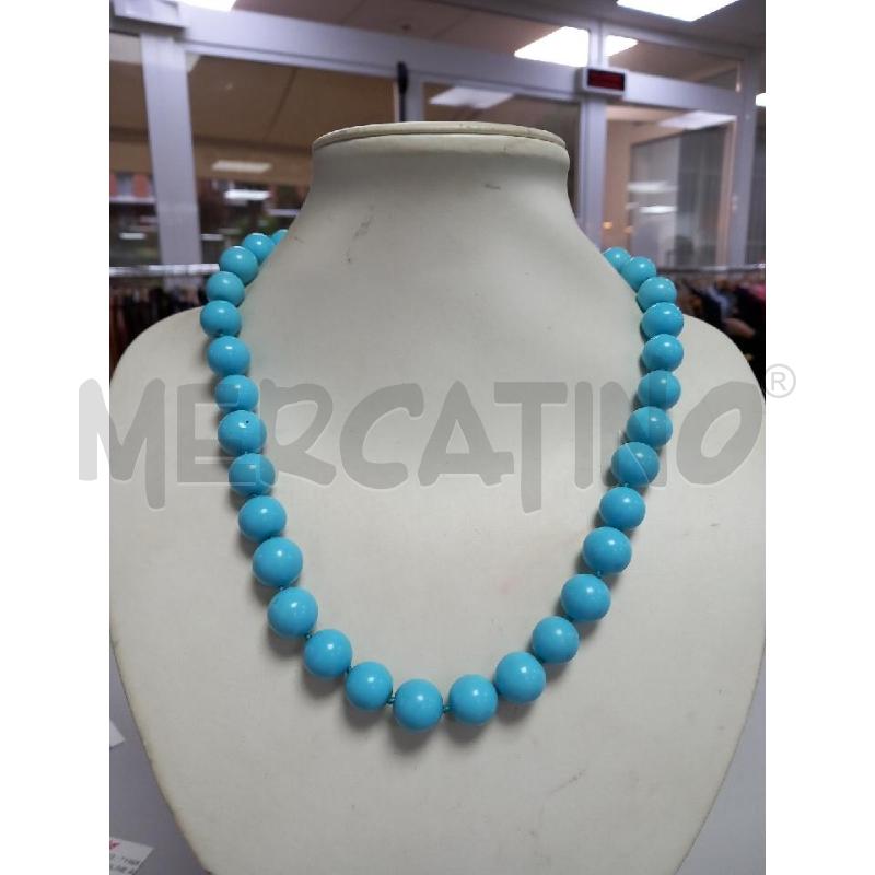 COLLANA SFERE TURCHESE | Mercatino dell'Usato Roma porta di roma 1